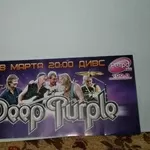 продам автографы музыкантов Deep Purple