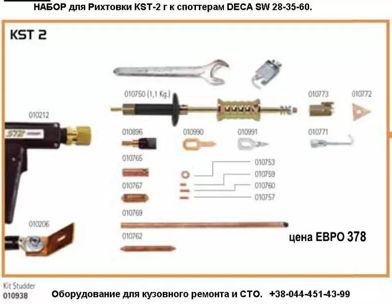 COLODALE Crspot-28K. Споттер и Система быстрого восстановления кузовов 6