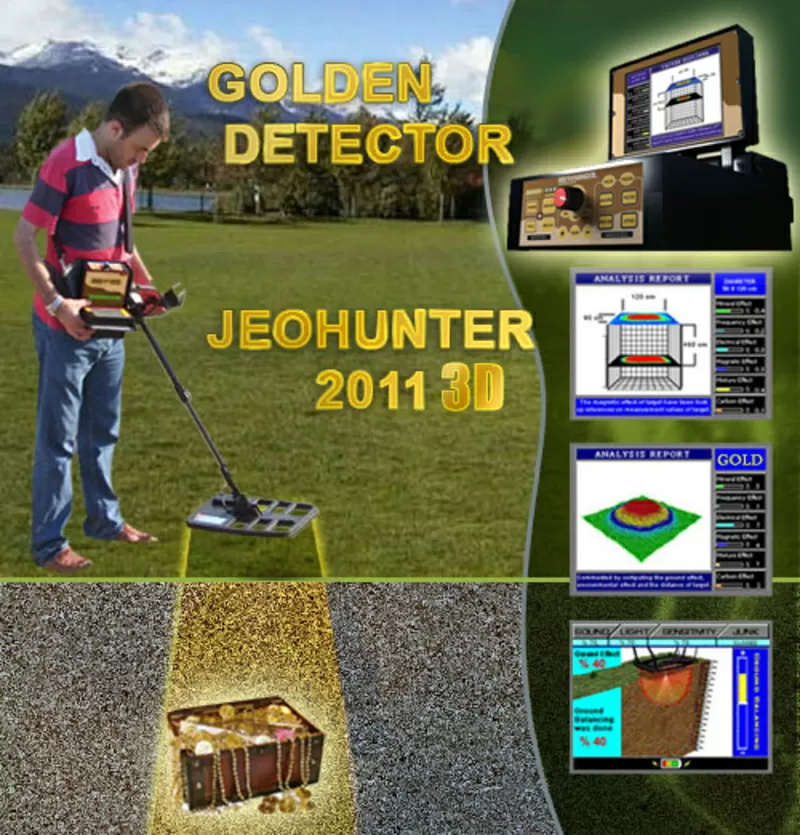 Глубинные поисковые приборы -  JEOHUNTER  - 3D  3