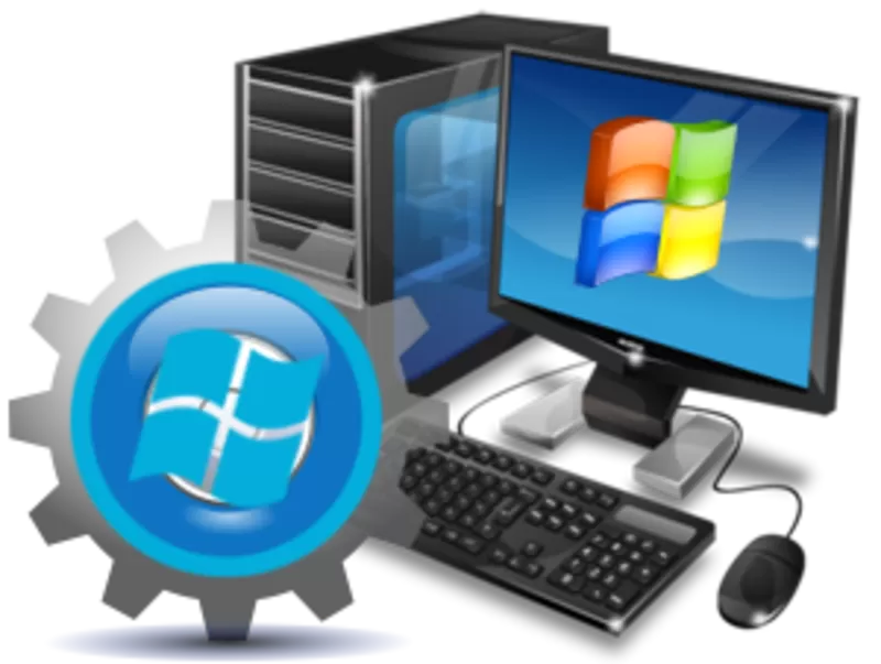 Установка Windows XP,  7,  8,  10 на дому или в офисе.